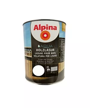 Tenkovrstvá impregnační lazura Alpina Holzlasur 10 Larche - modřín 2,5L