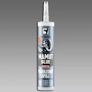 Jednosložkové polymerové lepidlo MAMUT GLUE CRYSTAL 290ml transparent