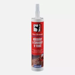 Kaučukové lepidlo hřebíky a šrouby v tubě RL 310ml