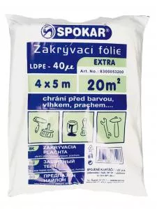 SPOKAR zakrývací fólie profi-HDPE 4x5m /40my/