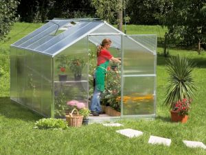 GUTTA Zahradní skleník z polykarbonátu Gardentec F3 2,28 x 2,27 m