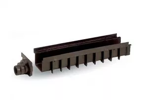 ITADECO Odvodňovací žlab ,,SPECIÁL" černý 130x500mm H100mm