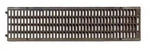 ITADECO Mříž pro žlab z polypropylenu černá A15 130x500mm