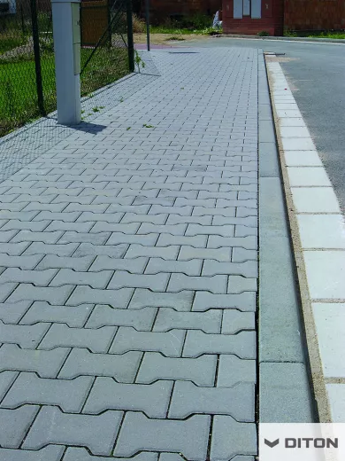 Skladebná dlažba DITON Íčko 8 půlka - PŘÍRODNÍ