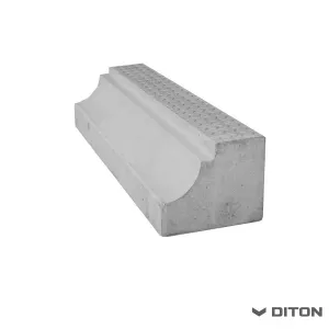 DITON Obrubník zastávkový BUS PŘÍMÝ 370 100/40/37 - PŘÍRODNÍ