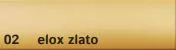 CELOX ukončovací profil "L" 10mm AL elox zlatý 2,5m