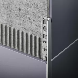 CELOX ukončovací profil L 10mm Al elox inox kartáč 2,5m