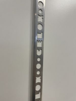 CELOX ukončovací profil oblý otevřený 10mm,AL stříbrný lesklý 2,5m
