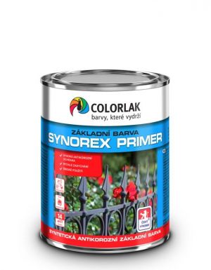 COLORLAK SYNOREX PRIMER základní barva na kov S2000 0,6l bílá