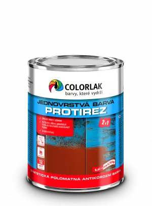 COLORLAK PROTIREZ jednovrstvá antikorozní barva na kov šedá 7046  0,6l