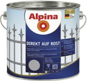 ALPINA Direkt Auf Rost kladívkový ČERNÁ 2,5L