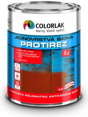 COLORLAK PROTIREZ jednovrstvá antikorozní barva na kov zelená 6005  0,6l