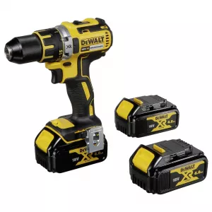 DEWALT Kompaktní vrtačka 18 V+3 baterie, DCD790M3-QW