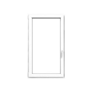 EGIBI Okno plastové bílé - levé, dvojsklo (Uw = 1,2) 50x62 cm