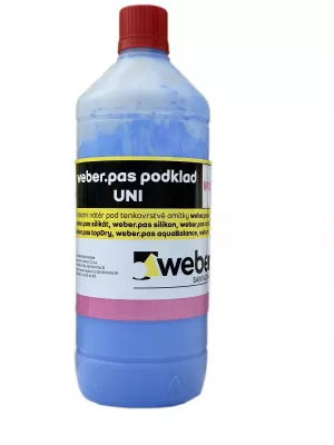 Probarvený podkladní nátěr weber pas podklad UNI modrá 1kg