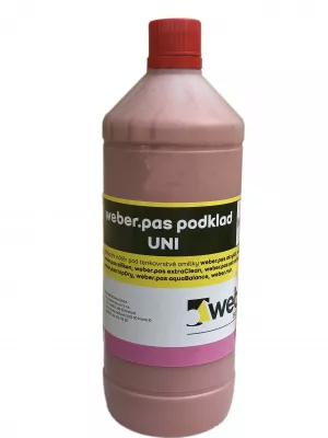 Probarvený podkladní nátěr weber pas podklad UNI červená 1kg