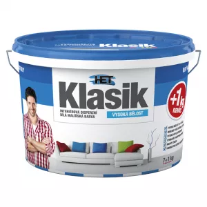 Interiérová disperzní barva HET KLASIK 7+1kg