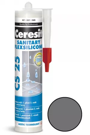 CERESIT CS 25 sanitární silikon bazalt 280ml