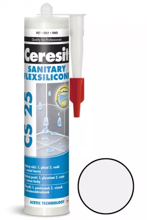 CERESIT CS 25 sanitární silikon bílý 280ml