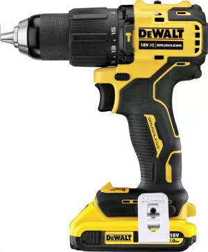 DEWALT Příklepová vrtačka 18V 2x2,0 Ah, DCD709D2T-QW