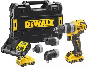 DEWALT Aku vrtačka Multi-Head 12V, 2x3Ah, kufr, DCD703L2T-QW