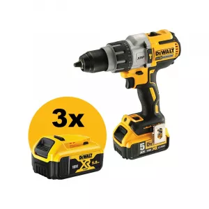 DEWALT Aku vrtačka s příklepem, 3x5,0Ah- DCD996P3-QW