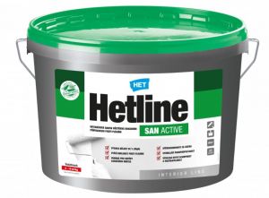Interiérová barva s biocidním přípravkem HET Hetline SAN 7kg