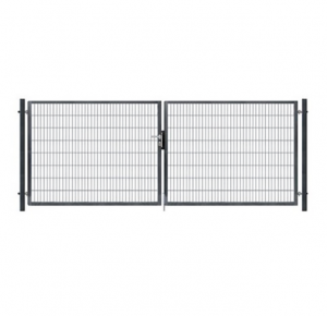 PSK Brána dvoukřídlová 1230 x 4000 mm, 2D panel, antracit