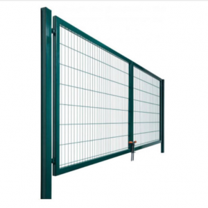 PSK Brána dvoukřídlová 1230 x 4000 mm, 2D panel, zelená