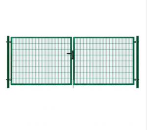 PSK Brána dvoukřídlová 1530 x 4000 mm, 2D panel, zelená