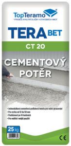 TERABET® Cementový potěr CT20 25kg (zr.4mm)