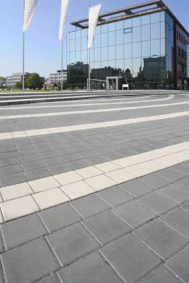 Zámková dlažba BEST Karo 200x200x80 mm - ANTRACIT