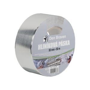 DEN BRAVEN Hliníková páska 50mmx50m stříbrná