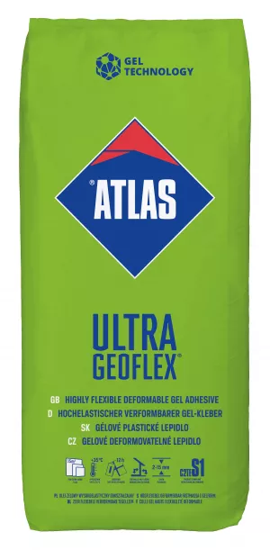 ATLAS ULTRA GEOFLEX Gelové lepidlo 25kg šedé C2TE S1