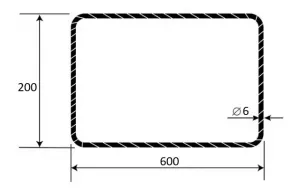  ŽELEZO Třmínek do betonu 20x60 R6