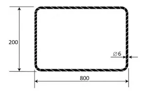  ŽELEZO Třmínek do betonu 20x80 R6
