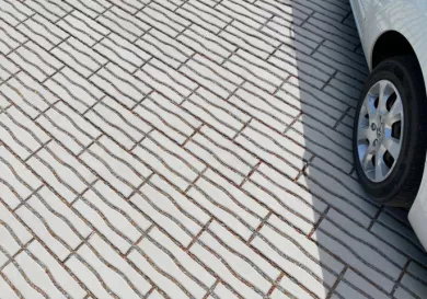 GALA betonová dlažba vegetační 400x200x80mm, šedá