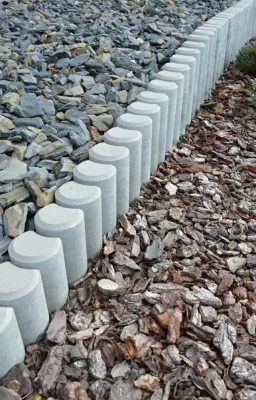 AZ BETON Kruhová palisáda 120x500 šedá