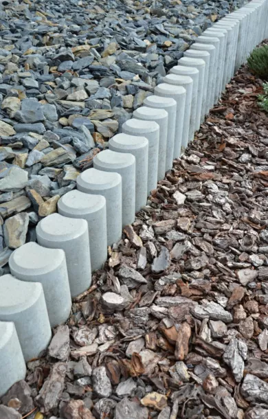 AZ BETON Kruhová palisáda 120x500 šedá