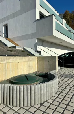 AZ BETON Kruhová palisáda 120x500 šedá