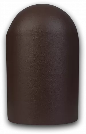 LEIER Granite CLASSIC tmavě hnědá KONCOVÝ HŘEBENÁČ