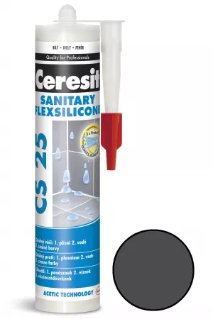CERESIT CS 25 sanitární silikon GRAPHITE 280ml