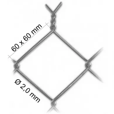 PSK Pletivo čtyřhranné ZN standard_pozink_3