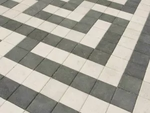 Zámková dlažba BEST Karo 200x200x80 mm - ANTRACIT