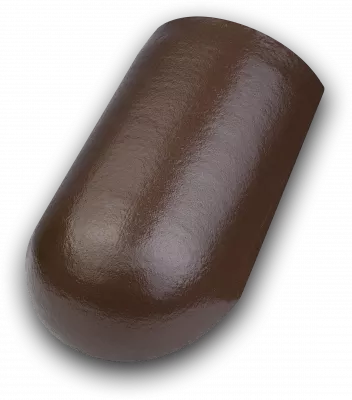 LEIER Toscana LUX tmavě hnědá KONCOVÝ HŘEBENÁČ_2