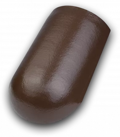 LEIER Toscana LUX tmavě hnědá KONCOVÝ HŘEBENÁČ_2