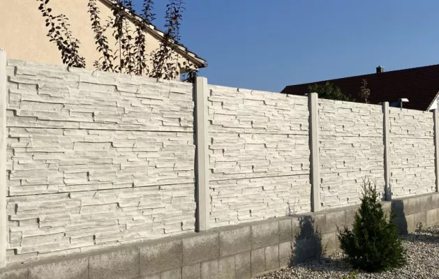 AZ BETON Sloupek koncový 2400x160x130mm, šedá