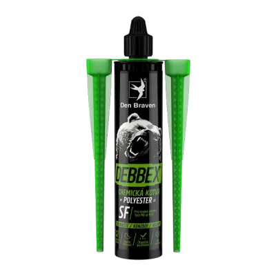DEBBEX Chemická kotva bez styrenu POLYESTER SF 165ml (740011BD) zelená