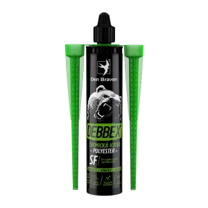 DEBBEX Chemická kotva bez styrenu POLYESTER SF 165ml (740011BD), zelená