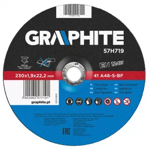 GRAPHITE kotouč řezný 230x22x1,9mm (57H719)